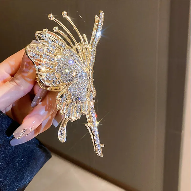 Metal Butterfly Hair Clip For Women
