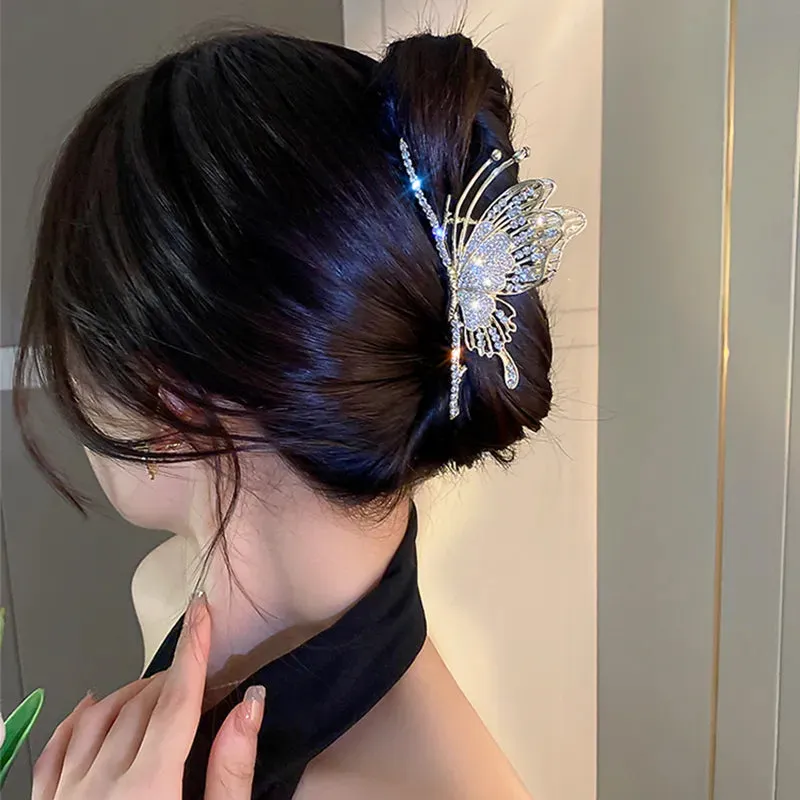 Metal Butterfly Hair Clip For Women