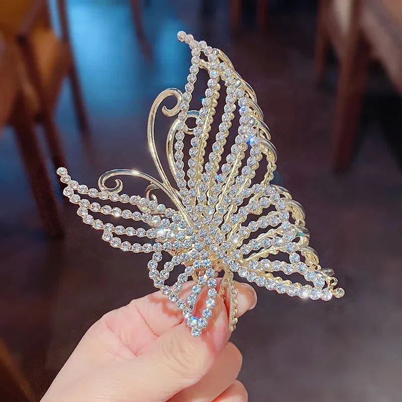 Metal Butterfly Hair Clip For Women