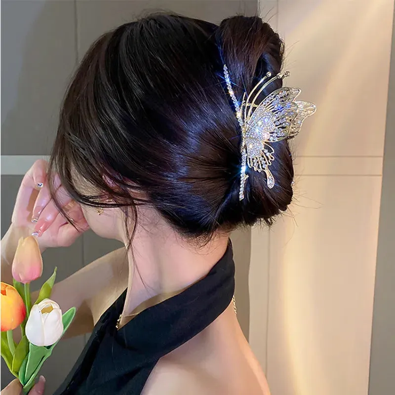 Metal Butterfly Hair Clip For Women