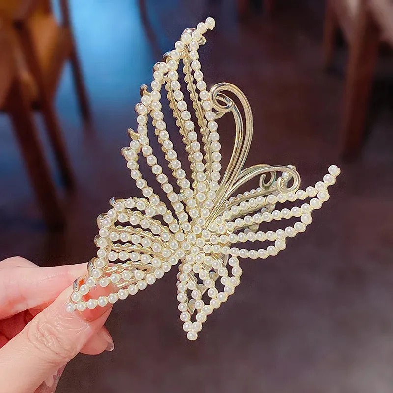 Metal Butterfly Hair Clip For Women