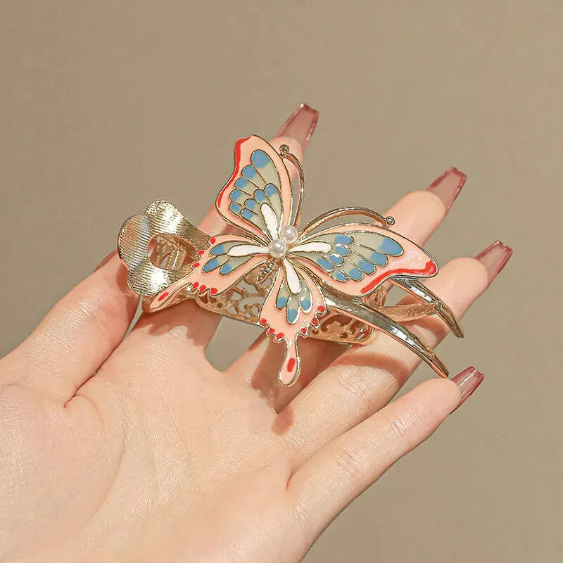 Metal Butterfly Hair Clip For Women