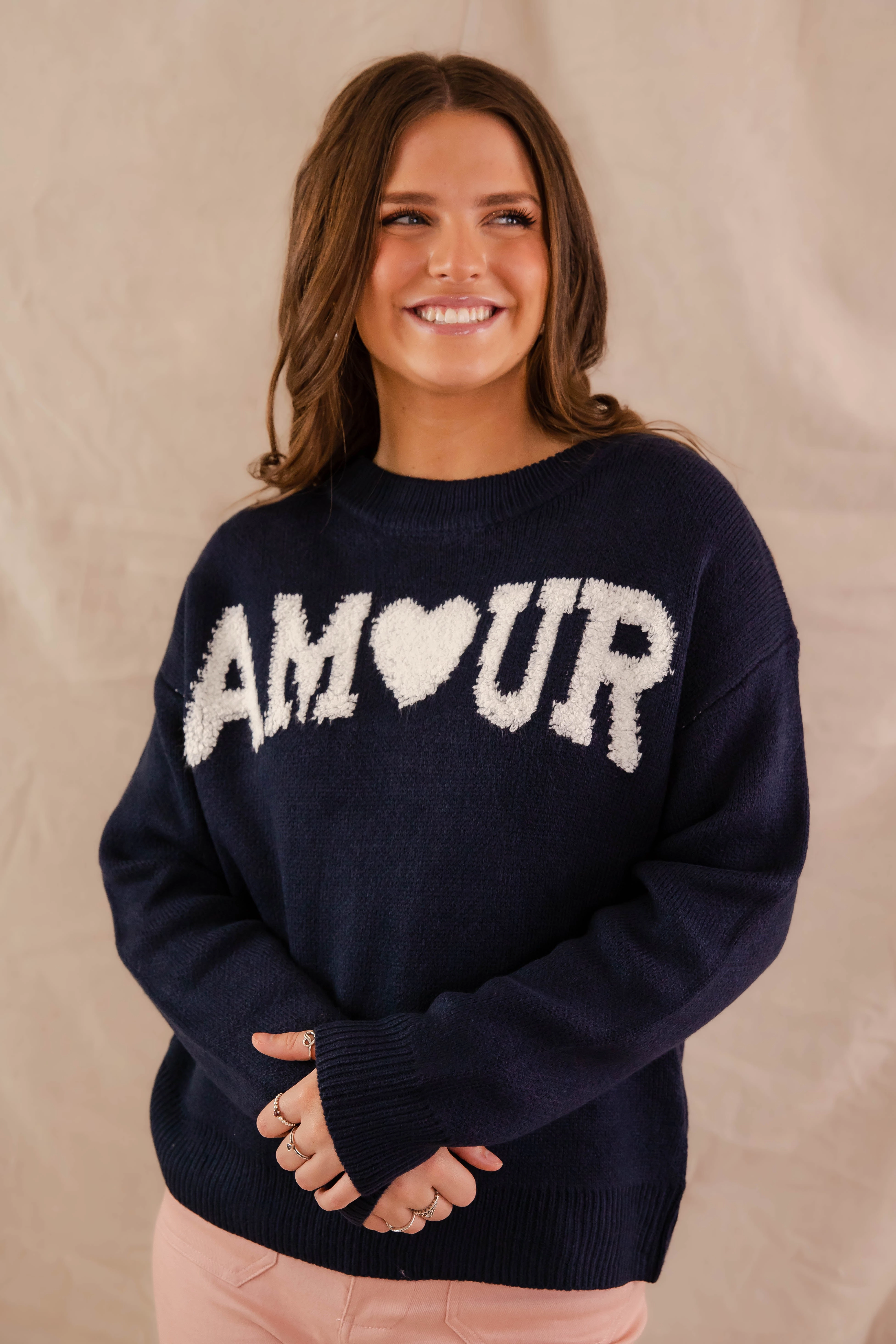 standard fit Mi Amour Sweater