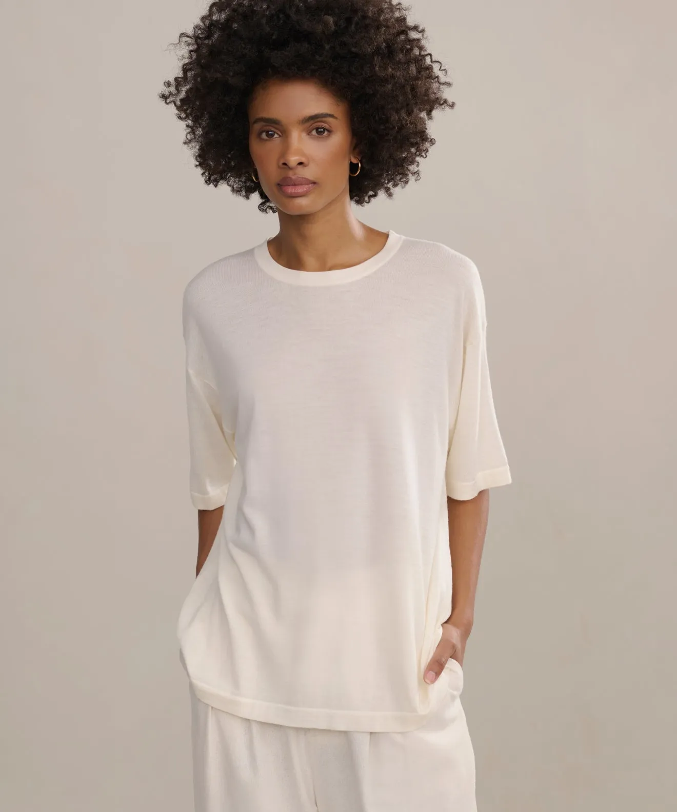 Merino Tee Fashionable Style TemperatureRegulating Fabric