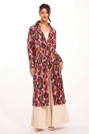 Midweight Feel Camila Coat - Stay Groovy Polished Casual Camila Coat - Stay Groovy