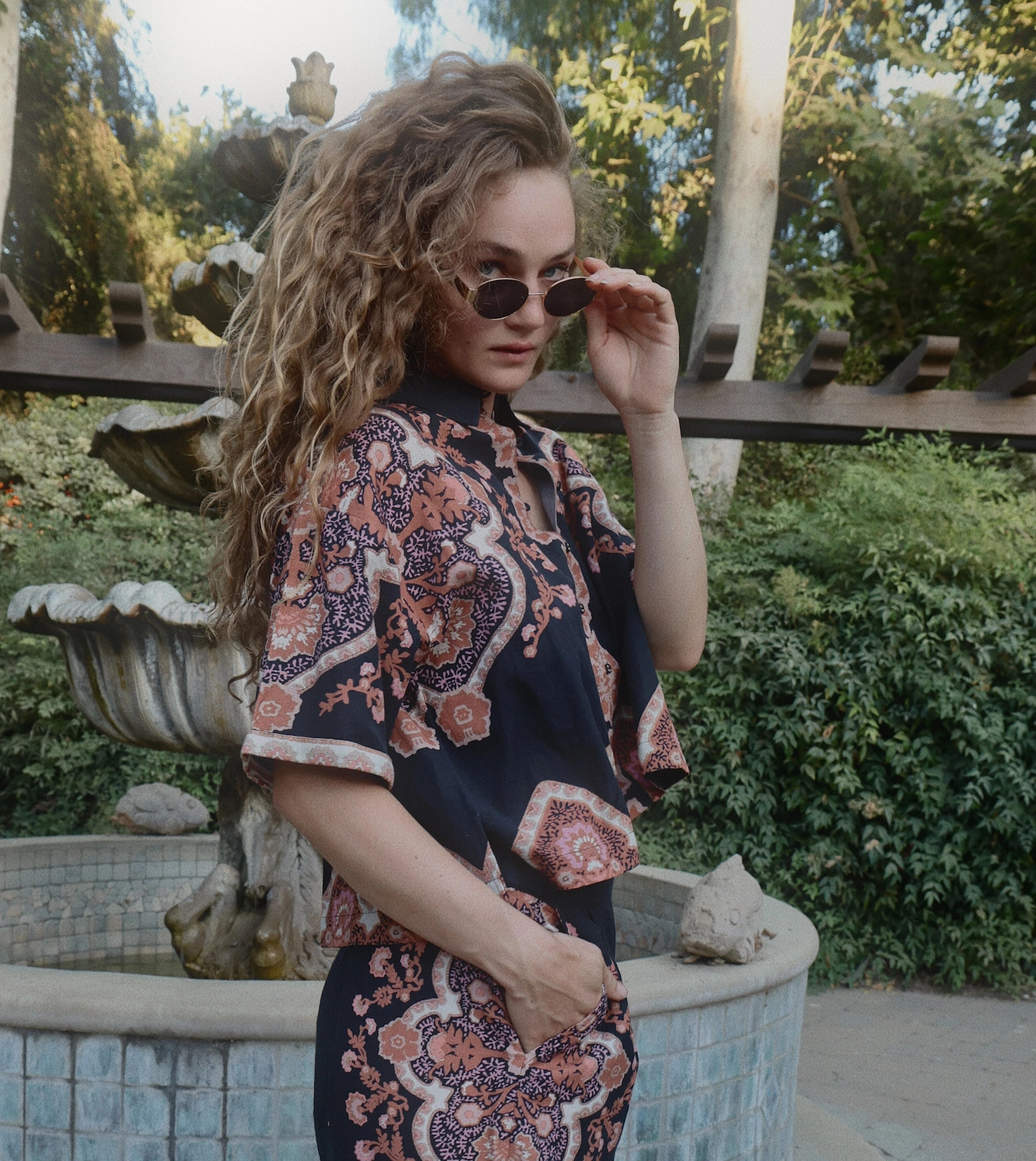 Jeni Blouse | Dark Lagos Anti Static Fabric Reflective Detailing