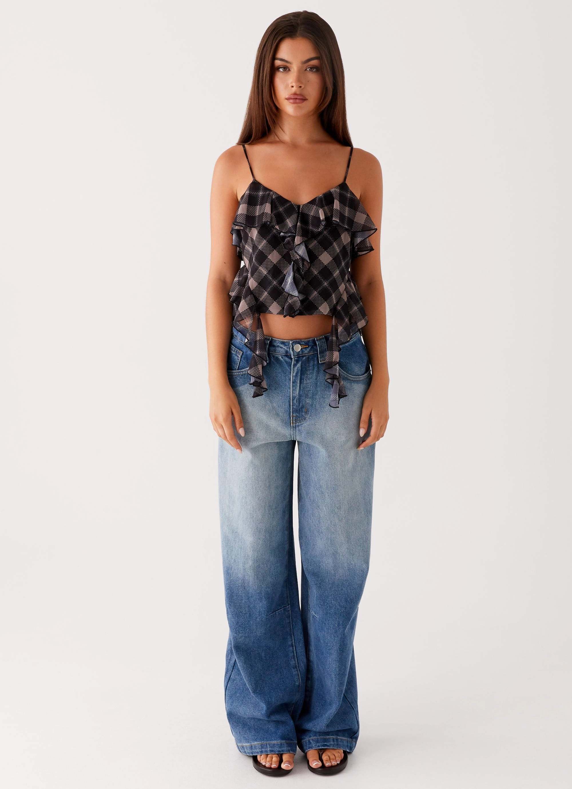 Midwest Low Rise Jeans - Powder Wash Blue City Ready