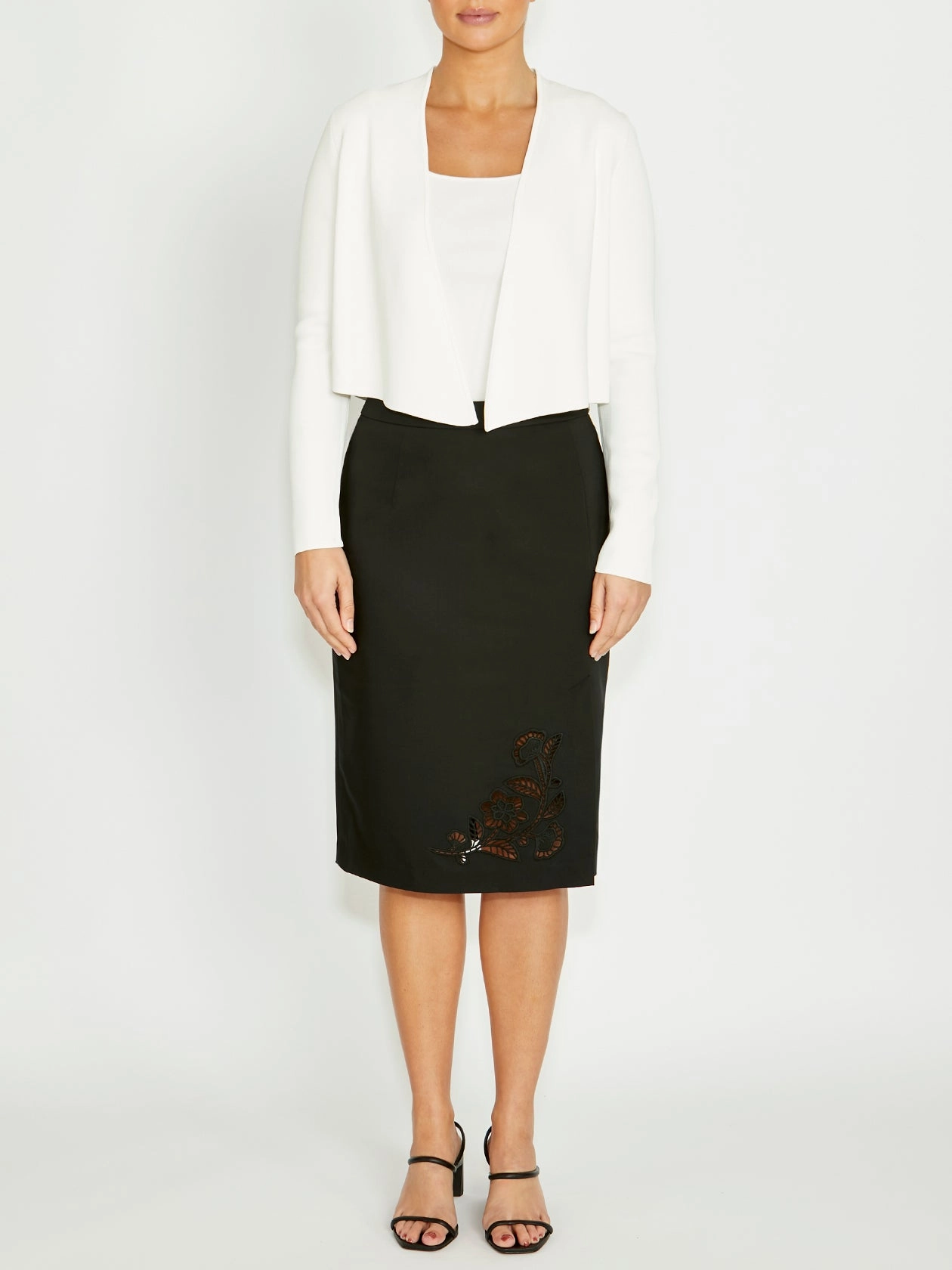 Milano Ivory Knit Jacket Signal