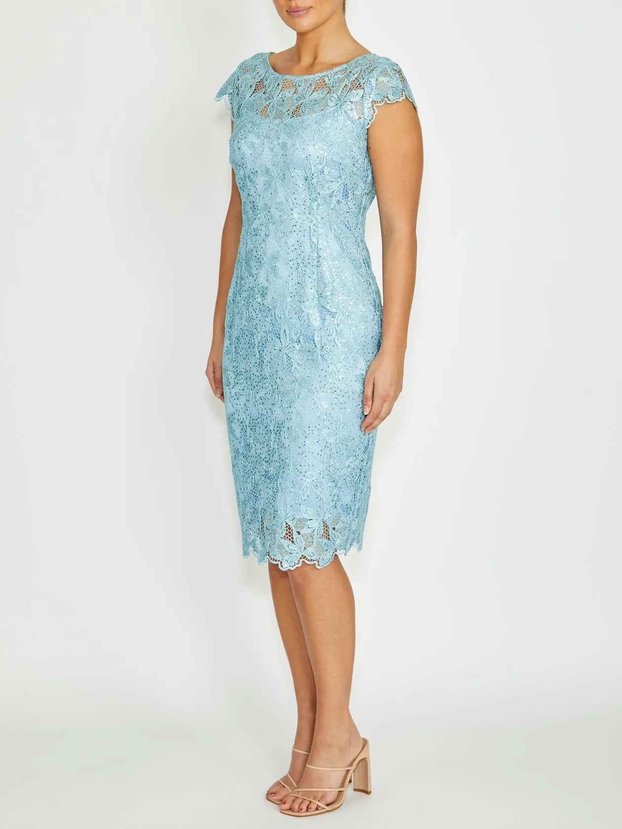 Millicent Silver Mint Dress Smart Pairing