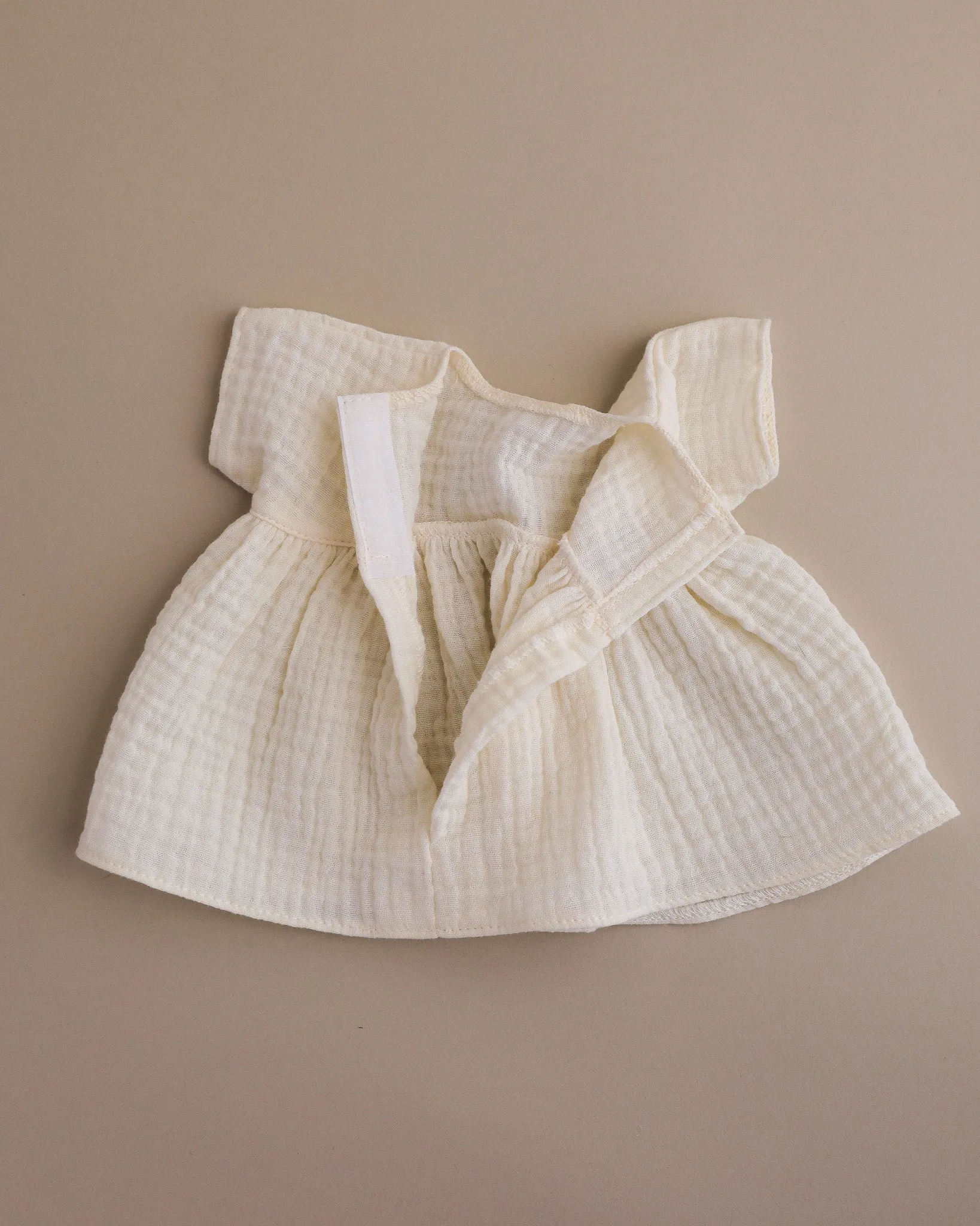 Minikane Doll Clothes | Doll Muslin Dress - White