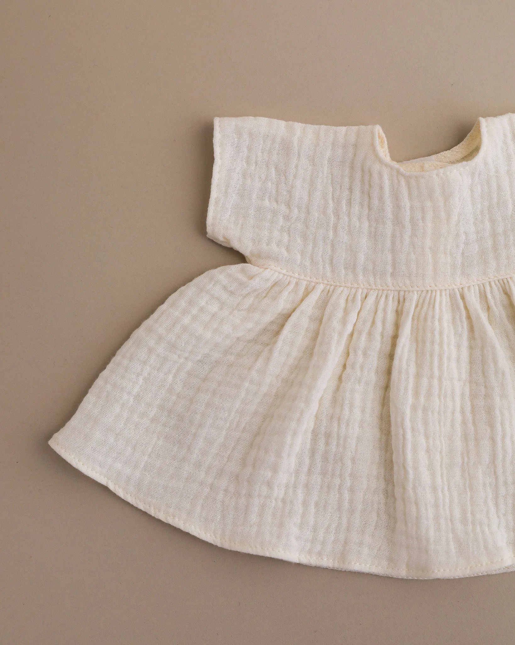 Minikane Doll Clothes | Doll Muslin Dress - White