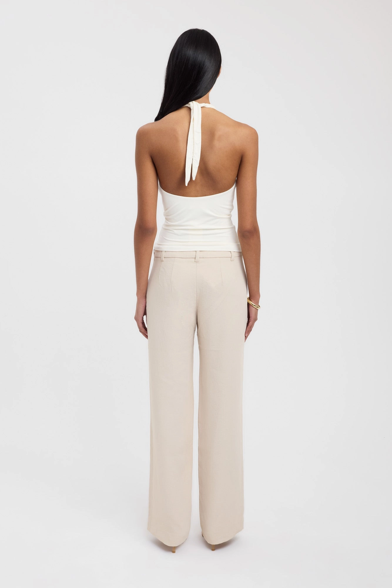 Walk Friendly Adjustable Belt Loops Oyster Core Low Rise Pant