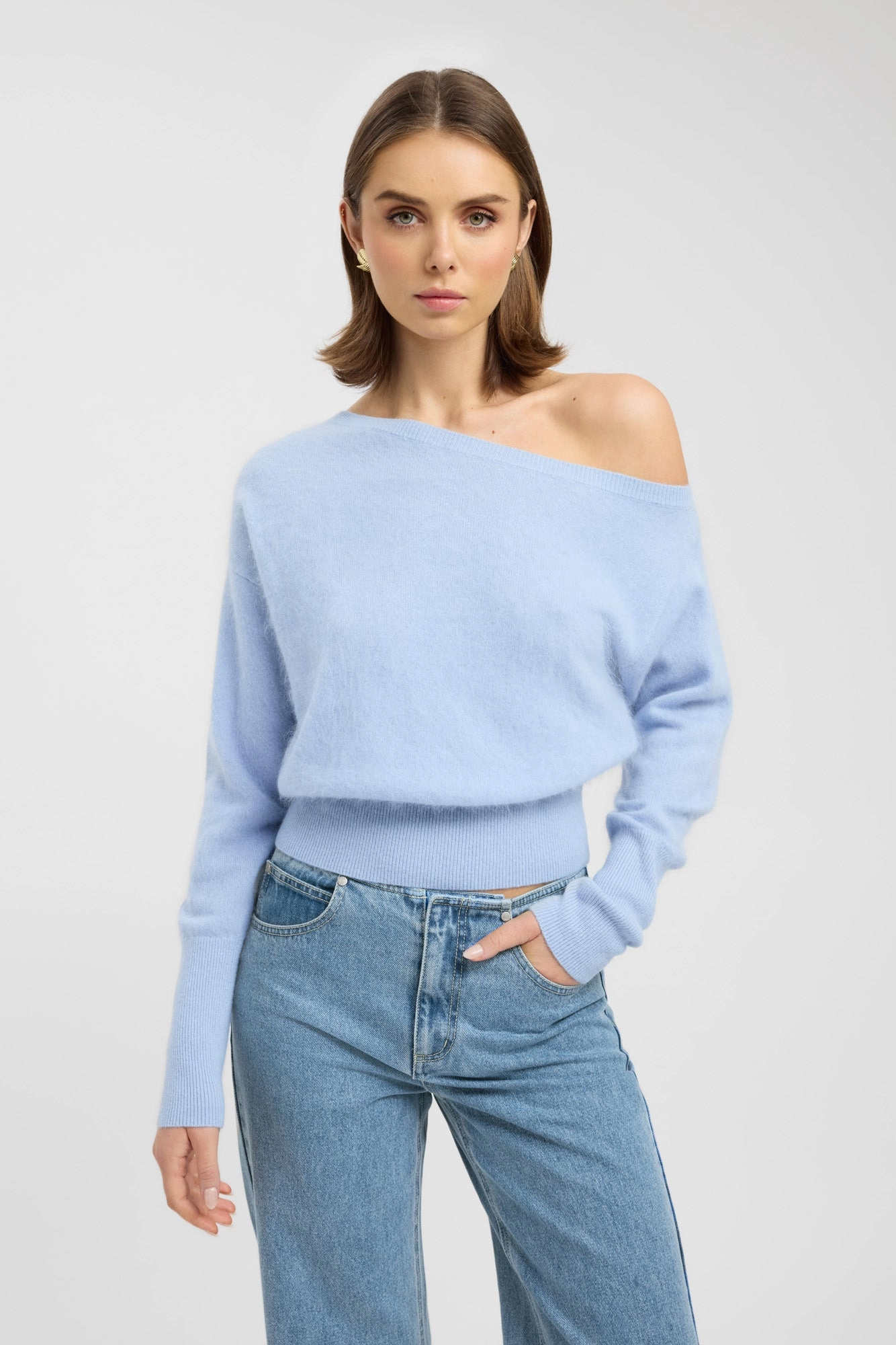 Daily Wear Temperature control Geneva One Shoulder Jumper