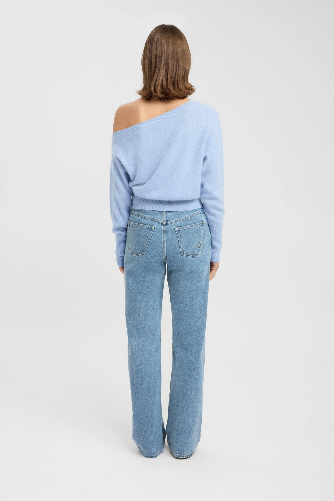 Durable Edge Binding EcoConscious Production Geneva One Shoulder Jumper