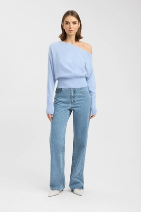 Geneva One Shoulder Jumper Easy Care Fabric