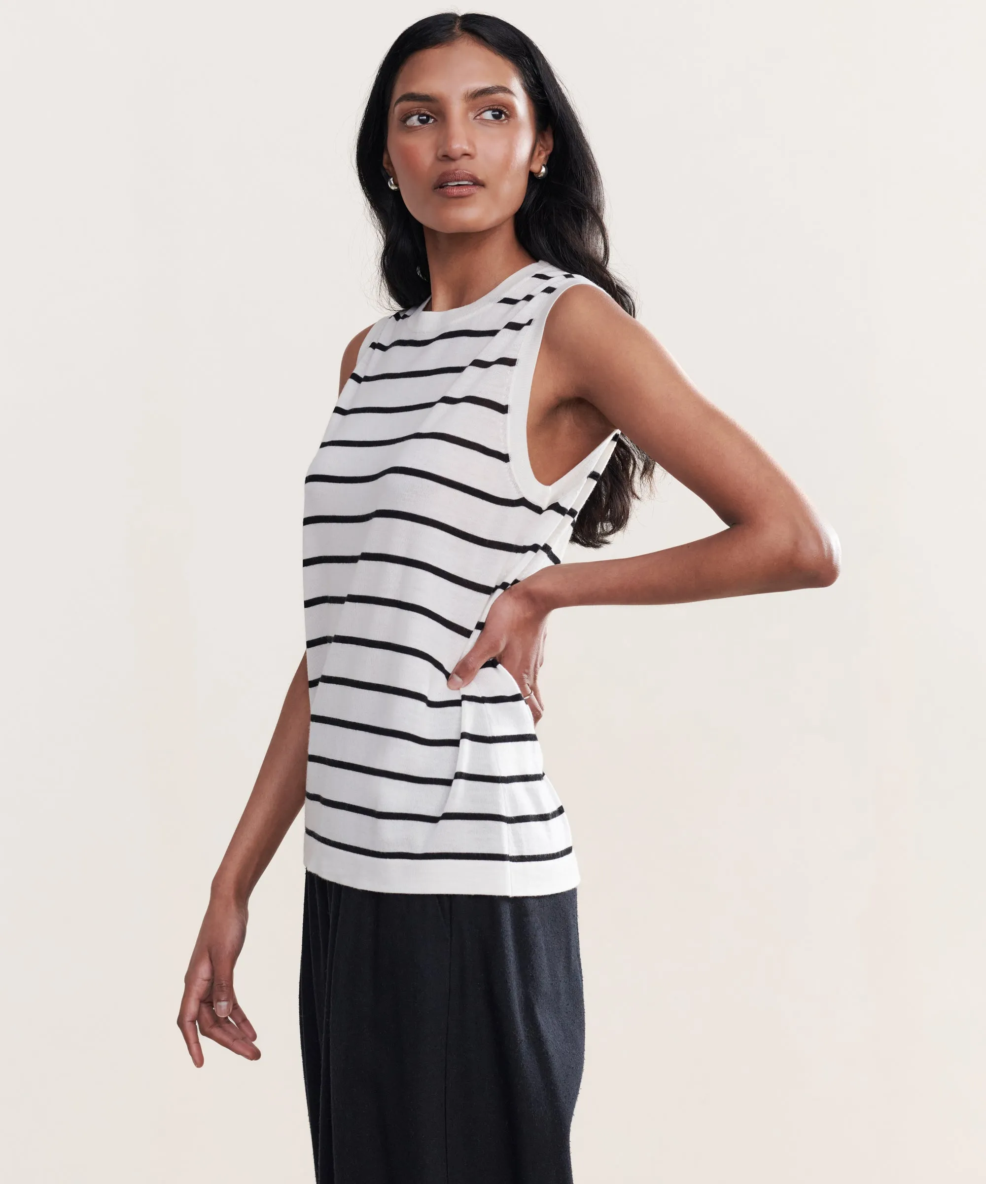 Merino Tank HypoallergenicConstruction Simple Shirt