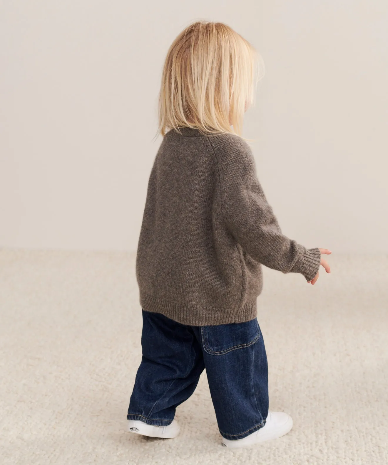 Regular Fit ConvertibleSleeves Kids' Cashmere Stanford Cardigan
