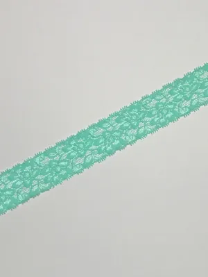 Mint 1.75" Wide Stretch Lace