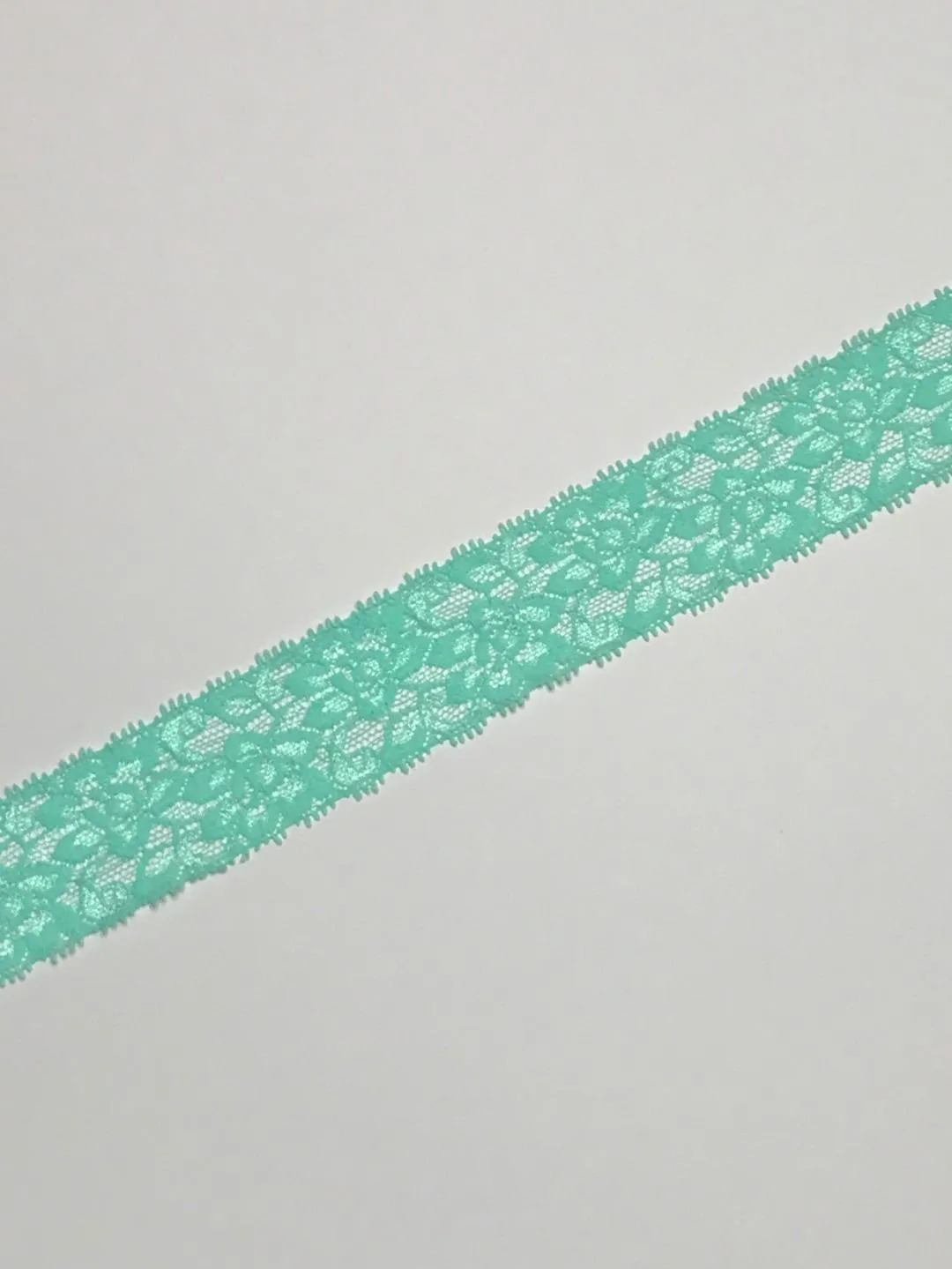 Mint 1.75" Wide Stretch Lace