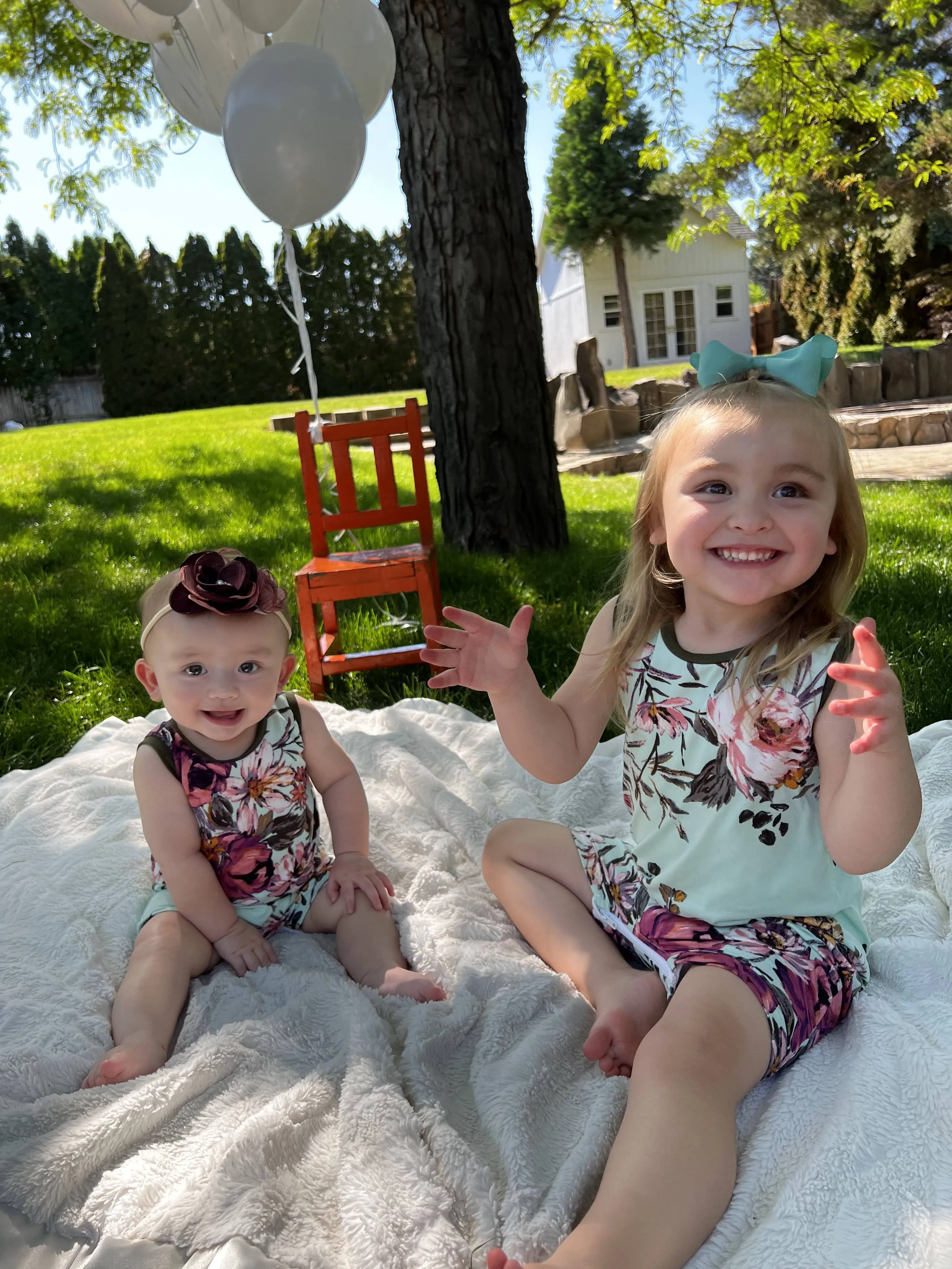 Mint Wildflowers Summer Zip Romper