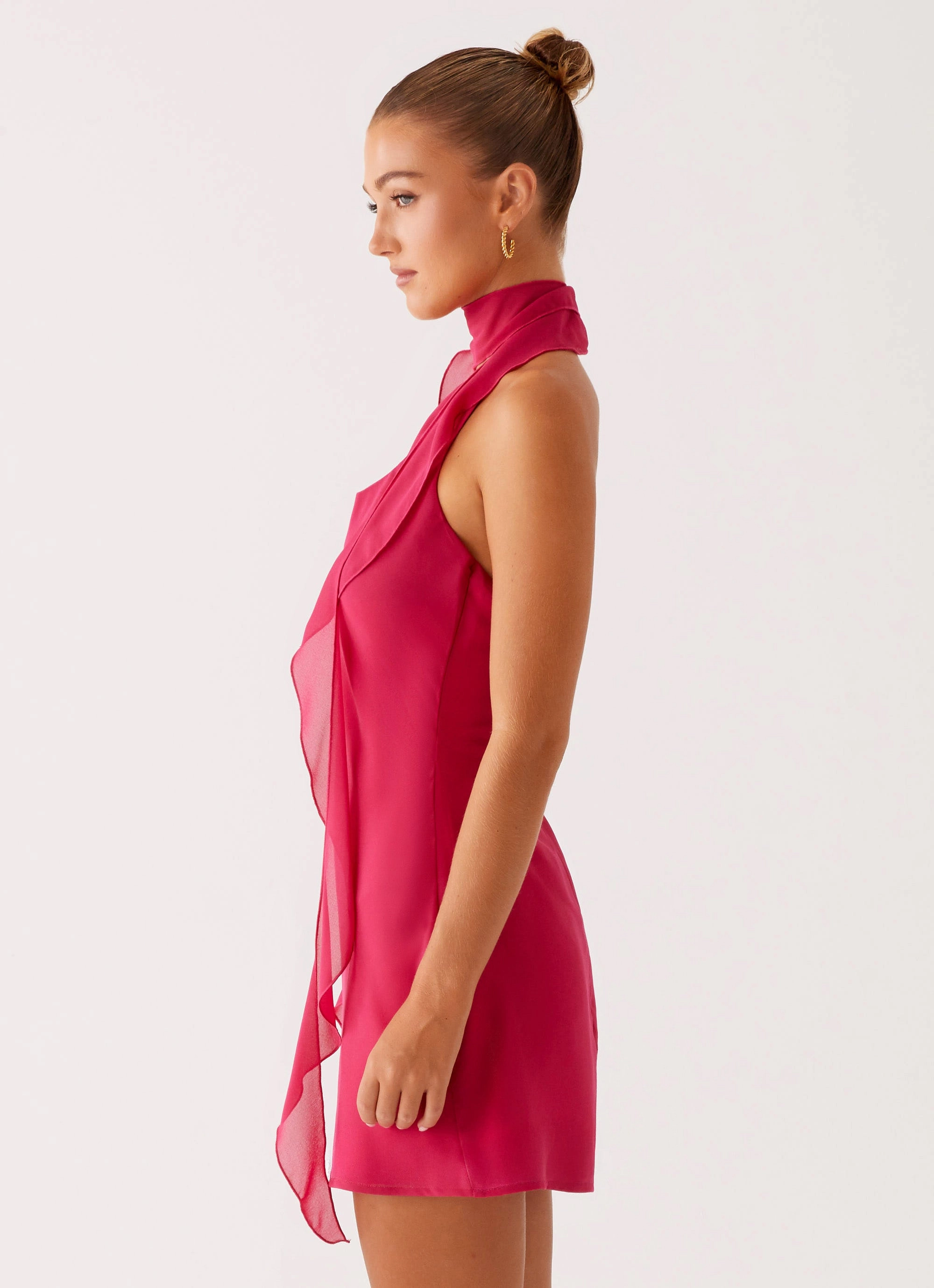 Tanner Mini Dress - Fuchsia Regular-fit