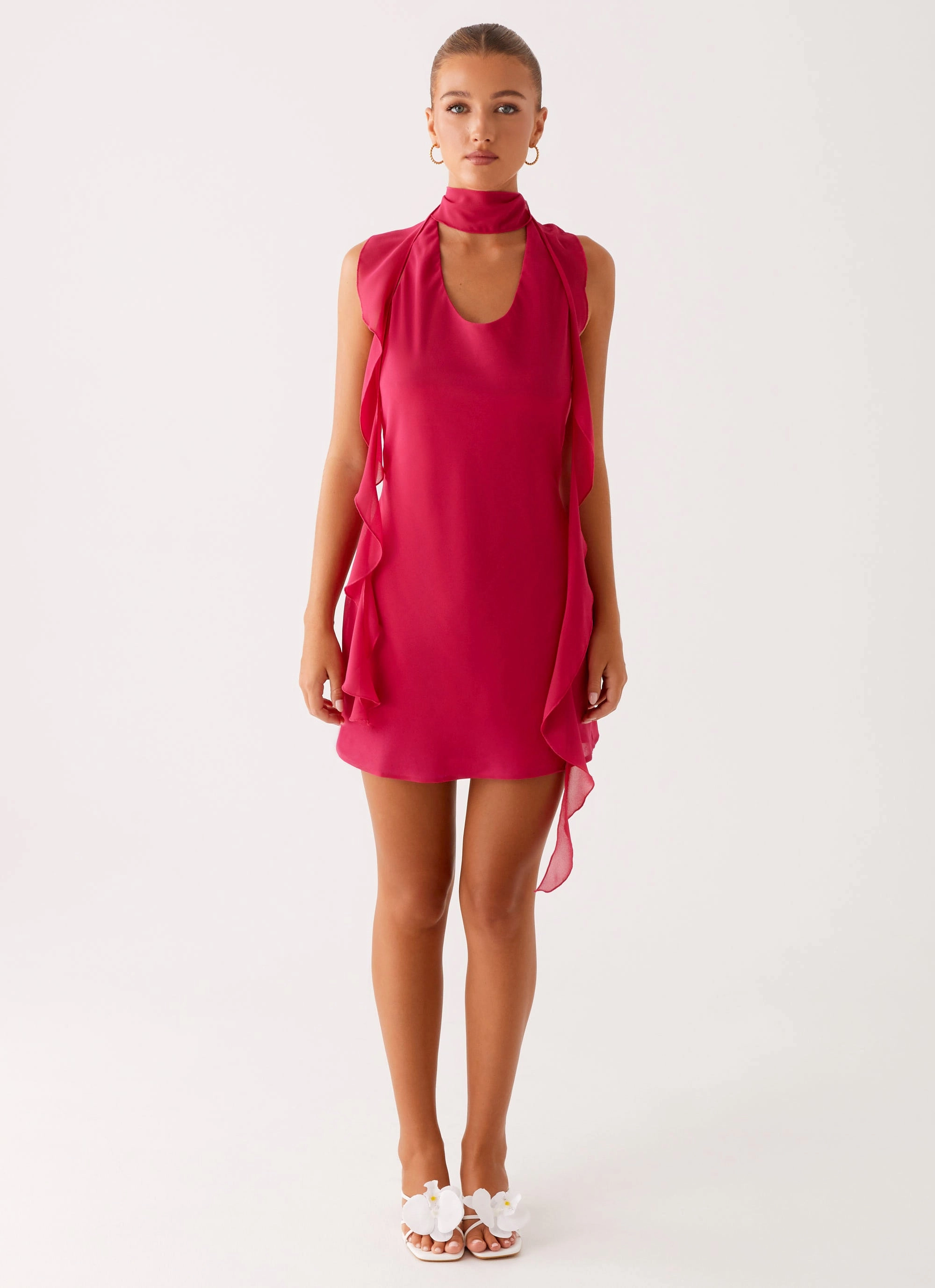 All Timewear Timeless Piece Tanner Mini Dress - Fuchsia