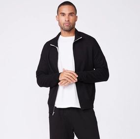 Mock Neck Zip Up Anti Static Material Tear Resistant Reinforcement Mock Neck Zip Up