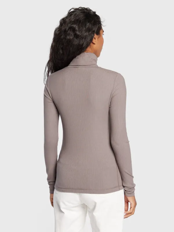 Modal Rib Roll Neck Top