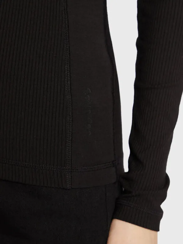 Modal Rib Roll Neck Top