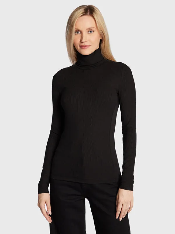 Modal Rib Roll Neck Top