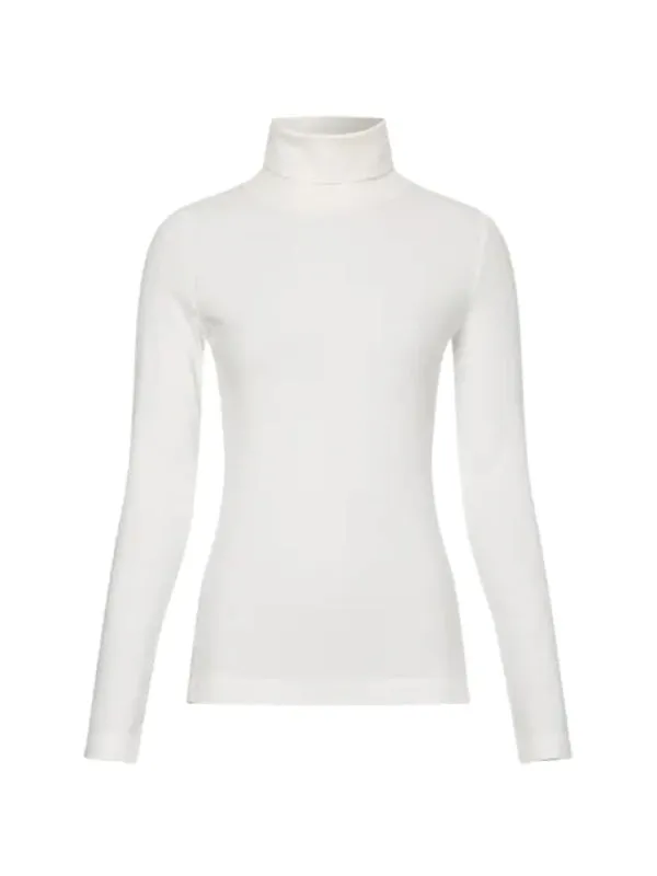 Modal Rib Roll Neck Top