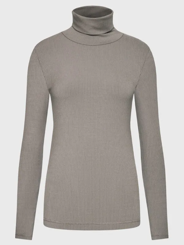 Modal Rib Roll Neck Top