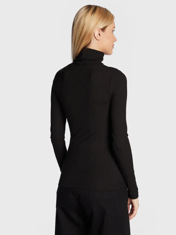 Modal Rib Roll Neck Top
