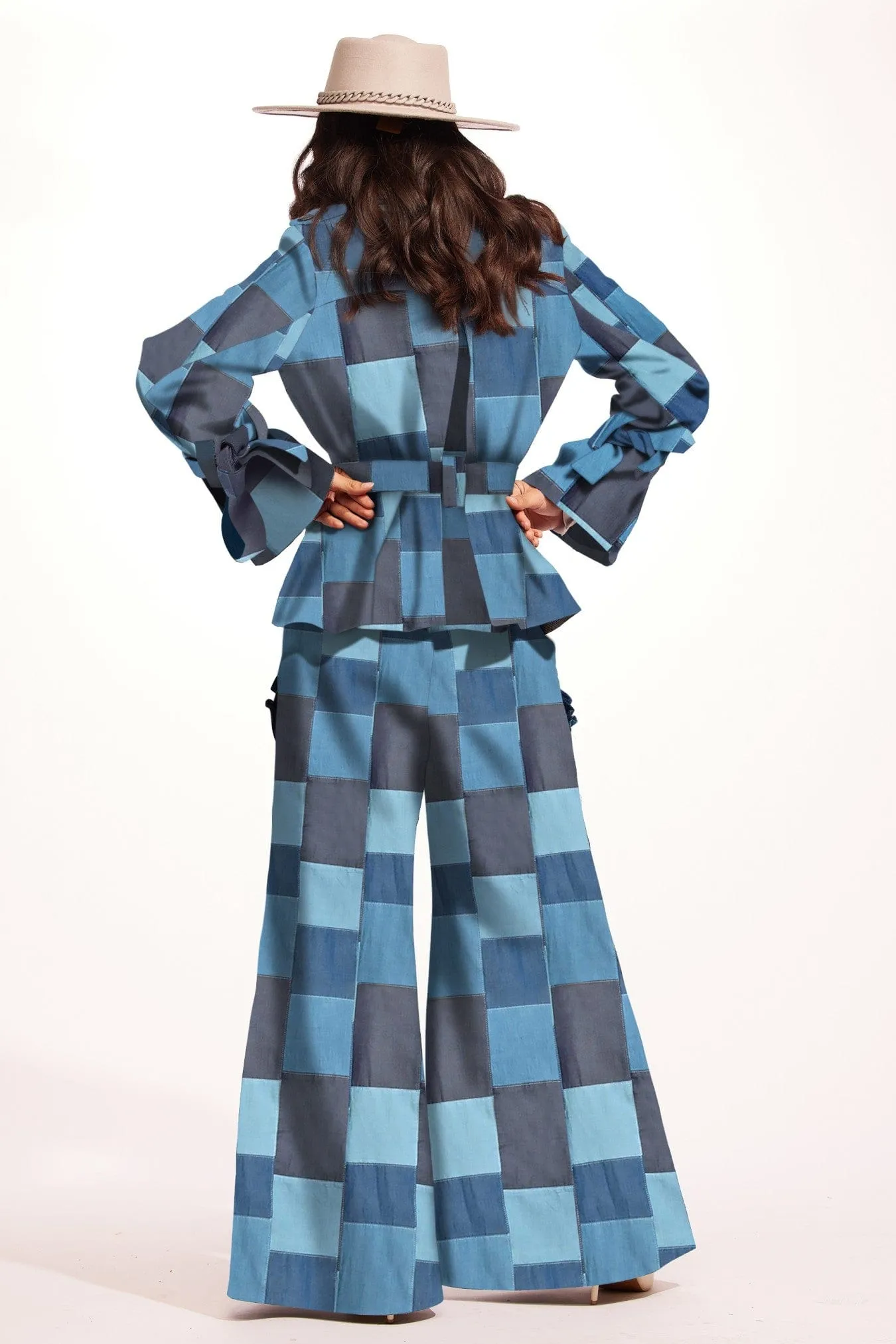 Fashion Use Brex Jacket - Denim  Patchwork