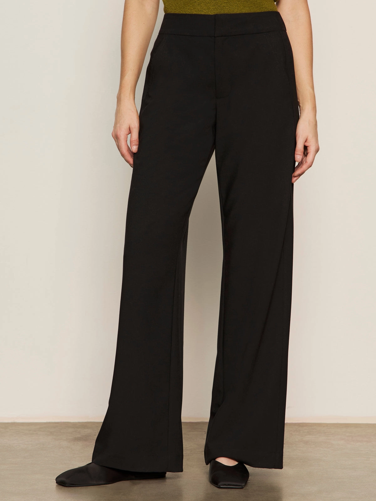 Modern Gab Trouser Black No Fuss