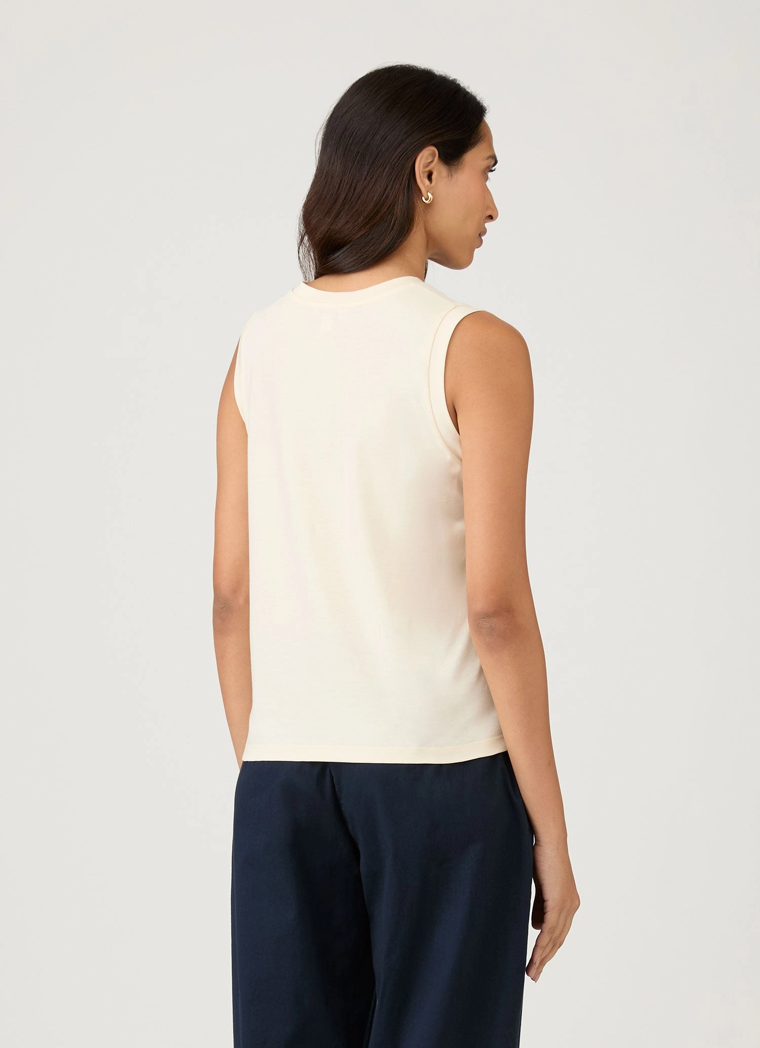 Women's Boyfit Tank in Undyed sale season Fun and Relaxed