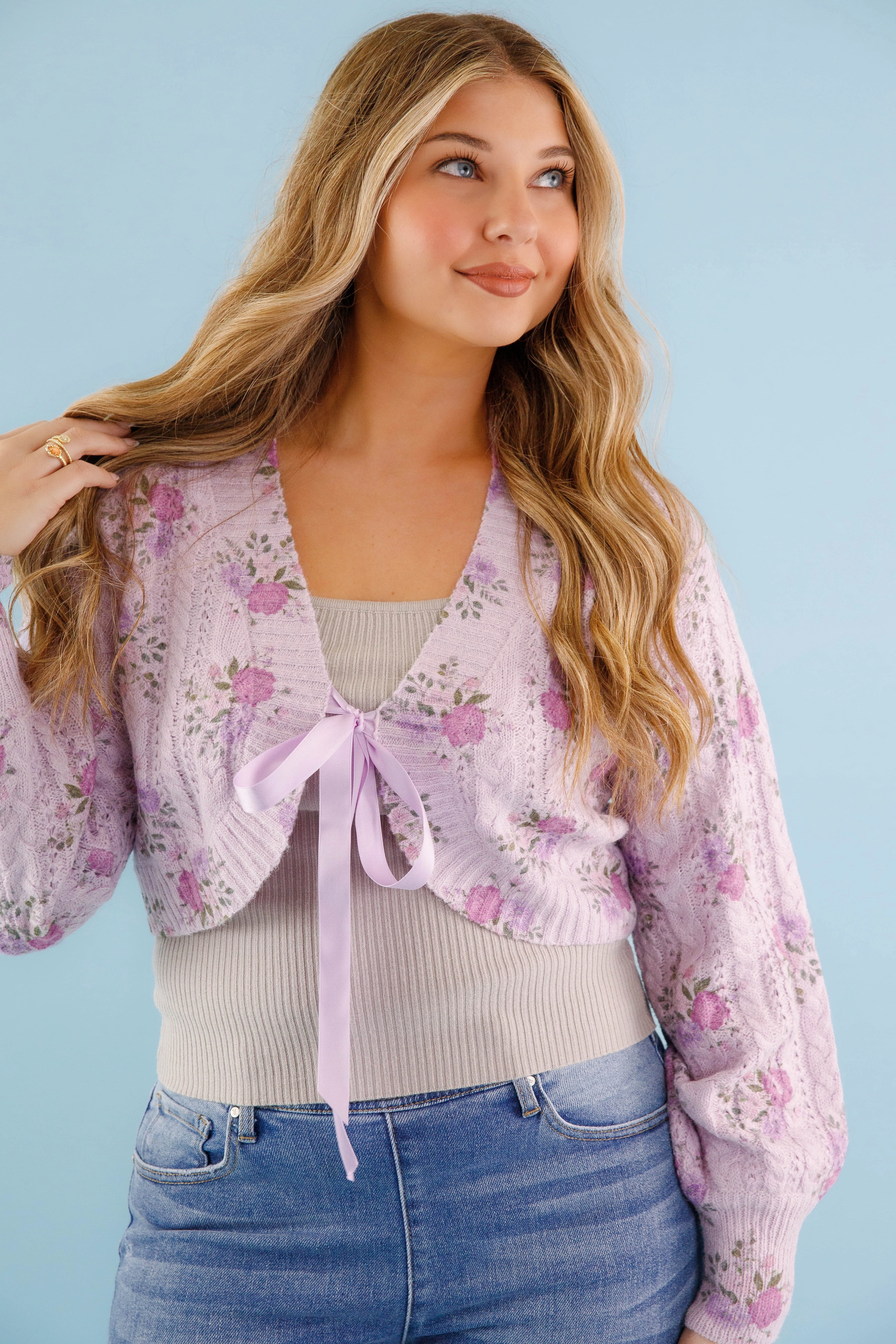 You And I Cardigan-Purple Odor Neutralizing Technology Breathable Mesh Back