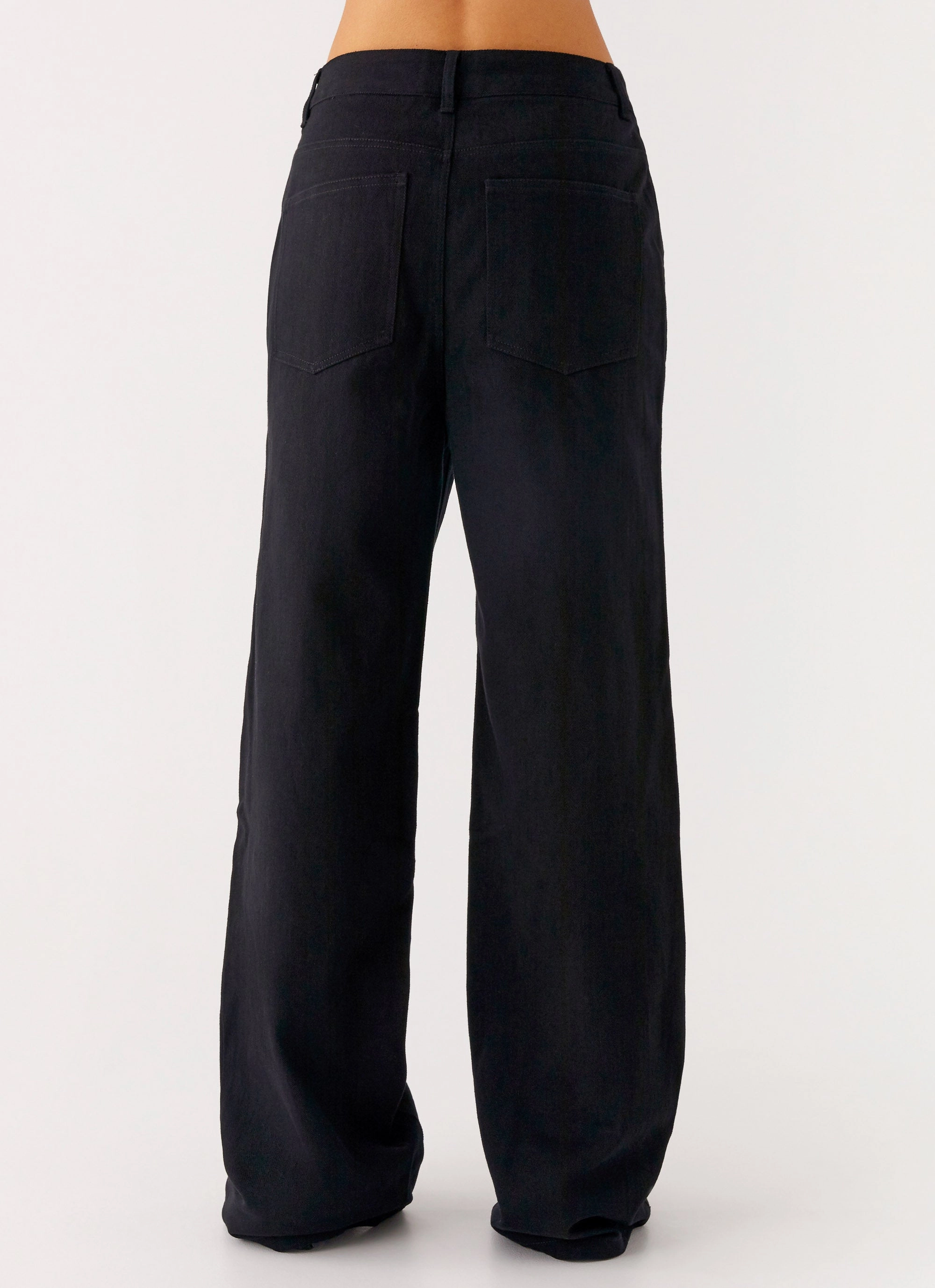 Back Again Straight Leg Denim Jeans - Black RuggedDurability Stretch Fit