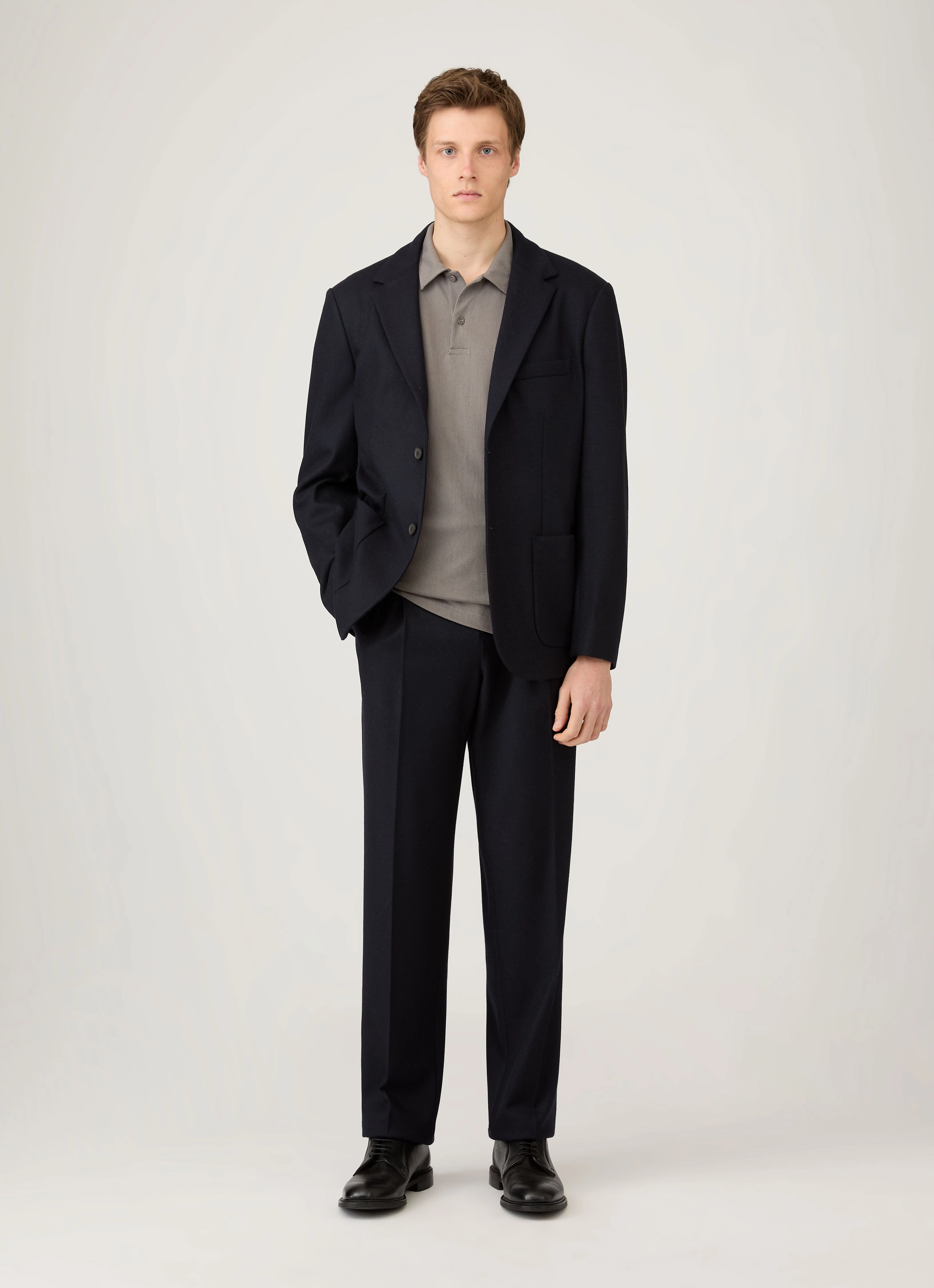 Stylish Choice premium design Men's Riviera Polo Shirt in Iron Grey