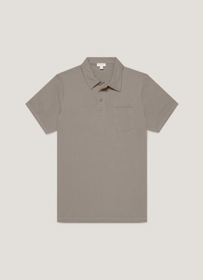 Moisture Control Fabric Men's Riviera Polo Shirt in Iron Grey Chic Design Comfort Wear Men's Riviera Polo Shirt in Iron Grey