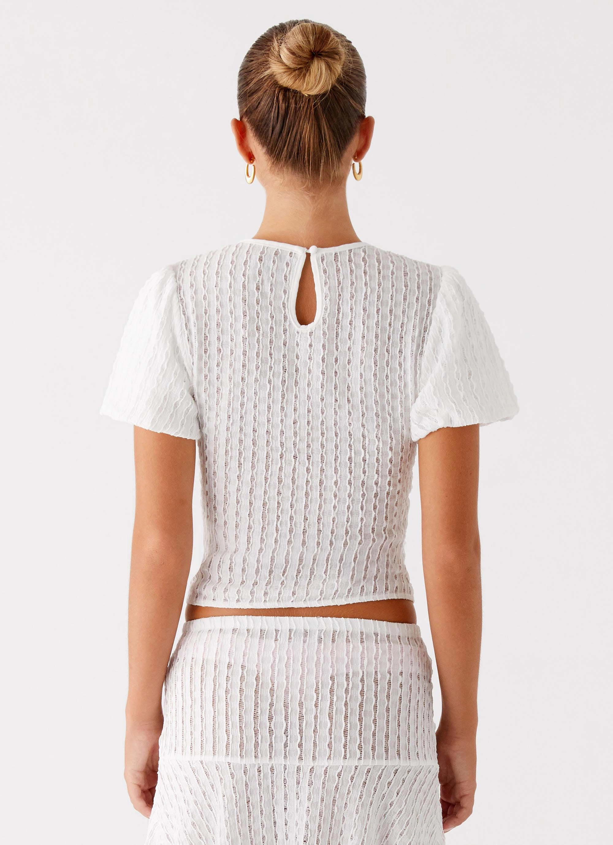 Katta Top - Ivory Exclusive Drop Recycled Polyester