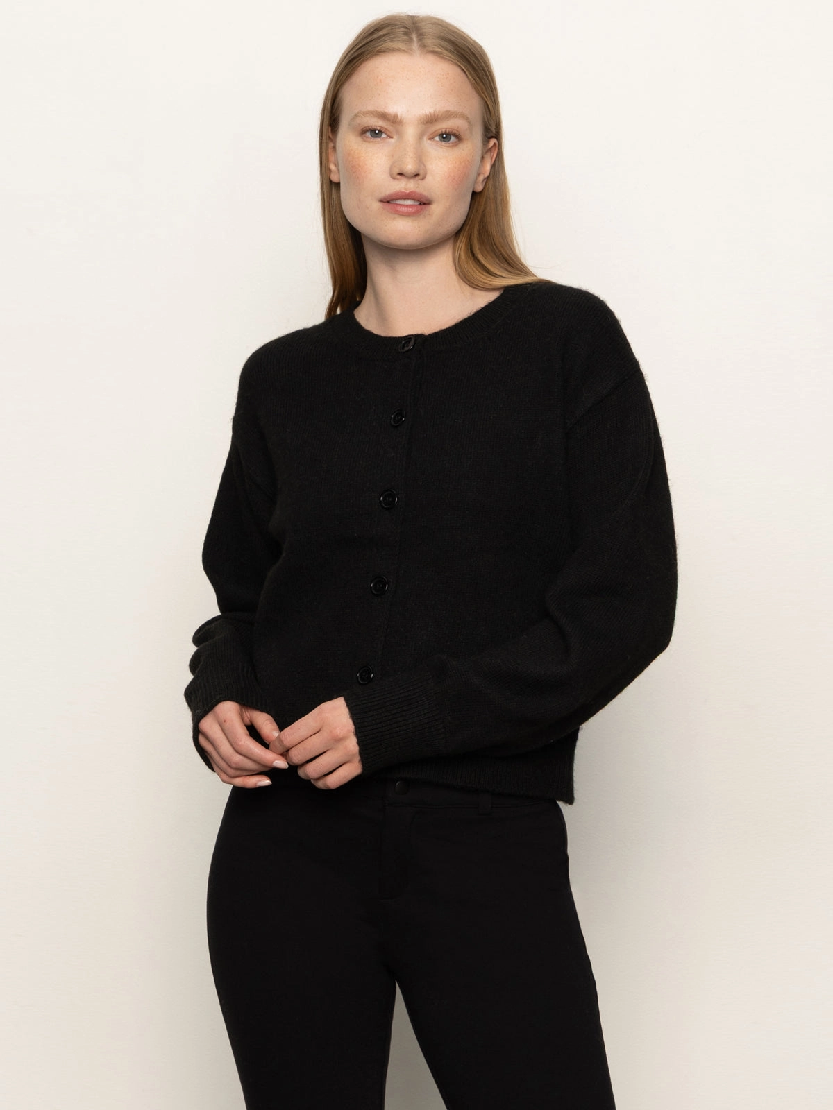 Versatile Layered Must-Have Cardi Black