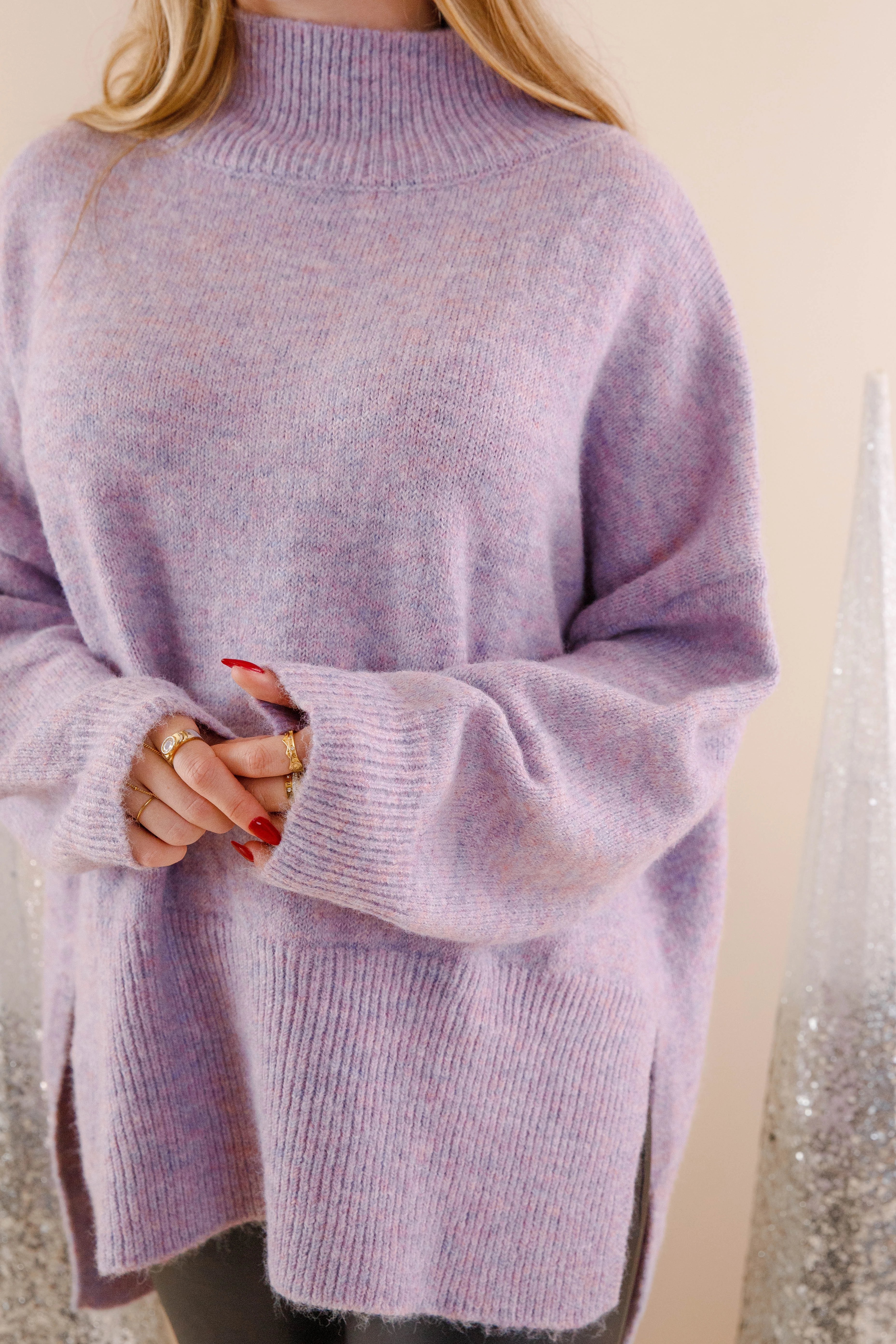 Cozy Activities Sweater-Lilac LowMaintenanceMaterial