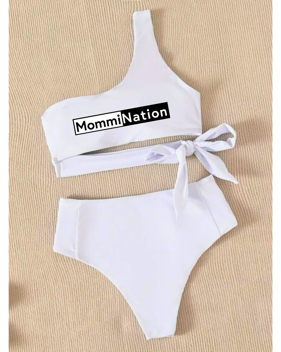 MommiNation Swimsuits White