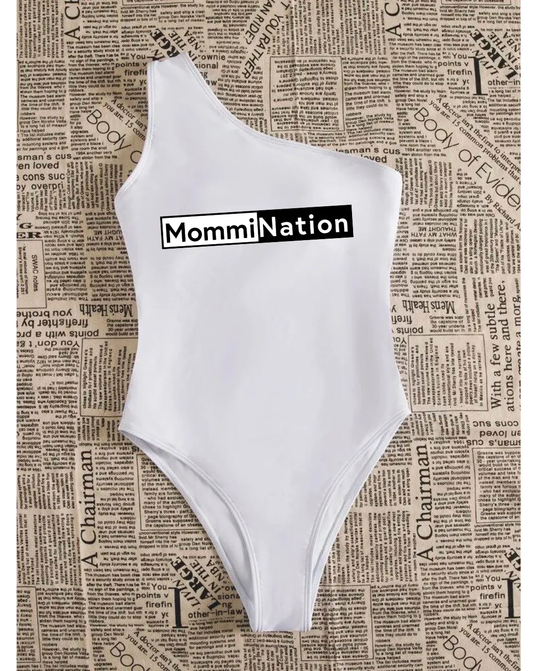 MommiNation Swimsuits White