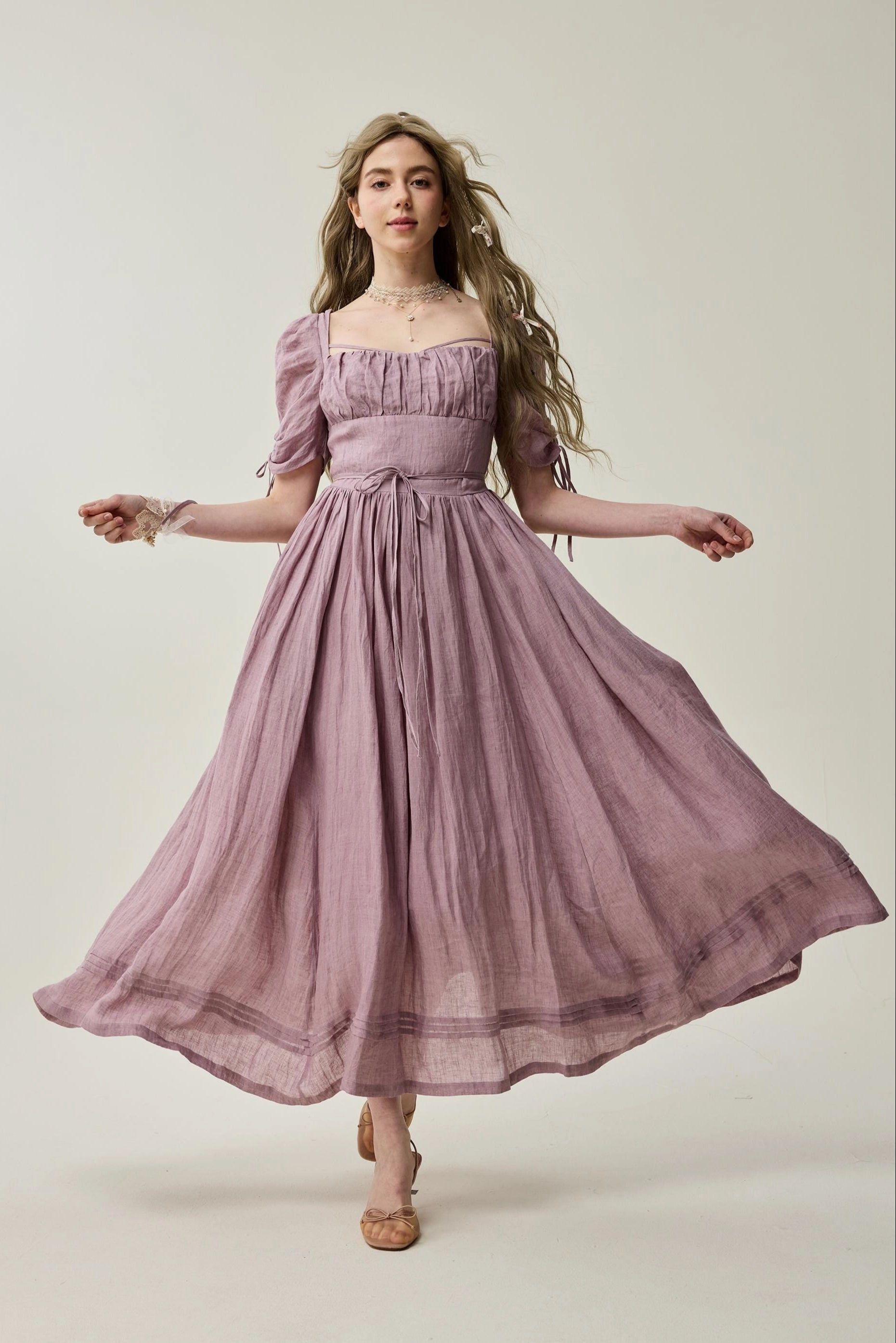 Hypoallergenic Interior Monette 27 | Corset Linen Dress