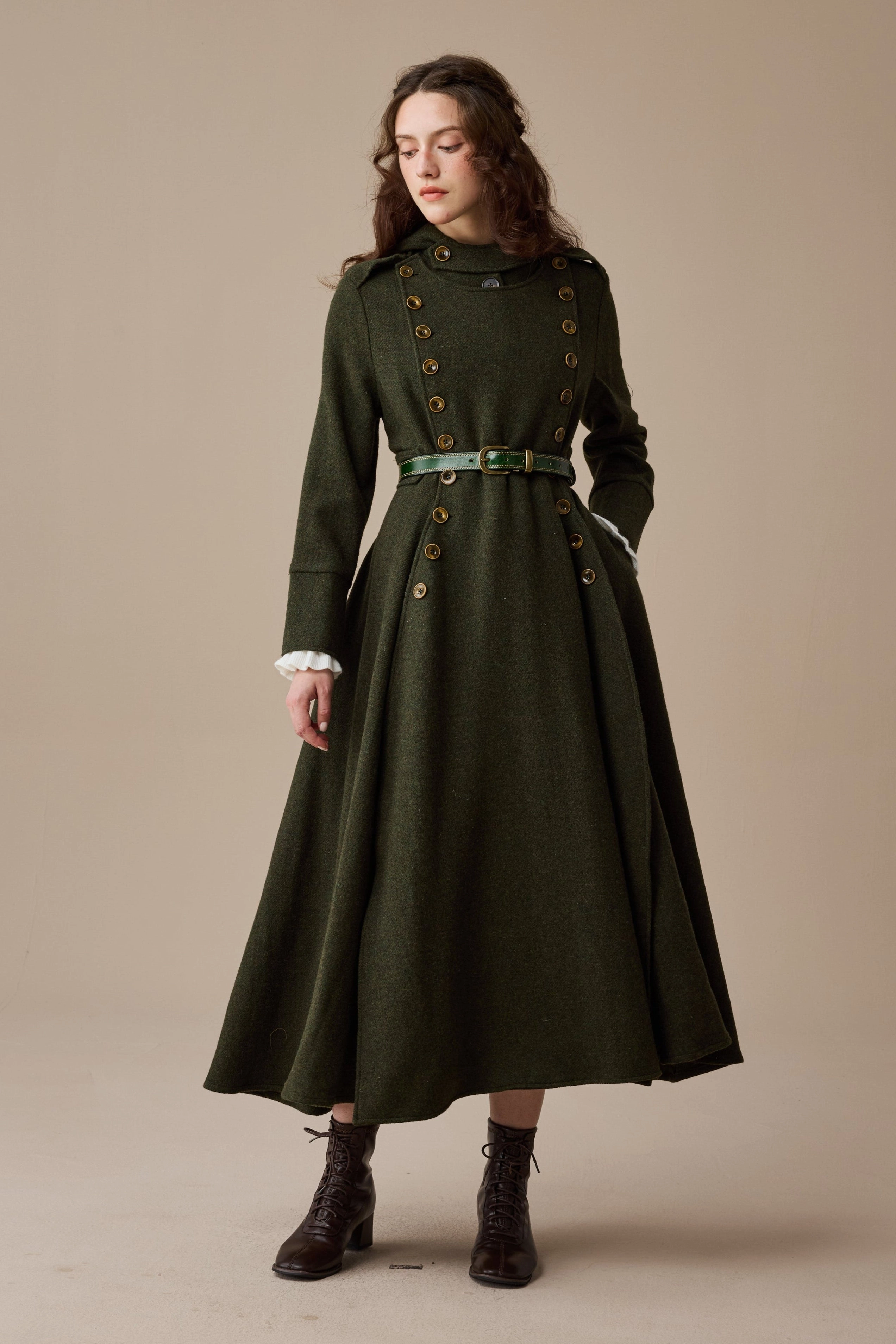 Chilly Wear Monica 31 | 100% Wool  Double Breasted Coat