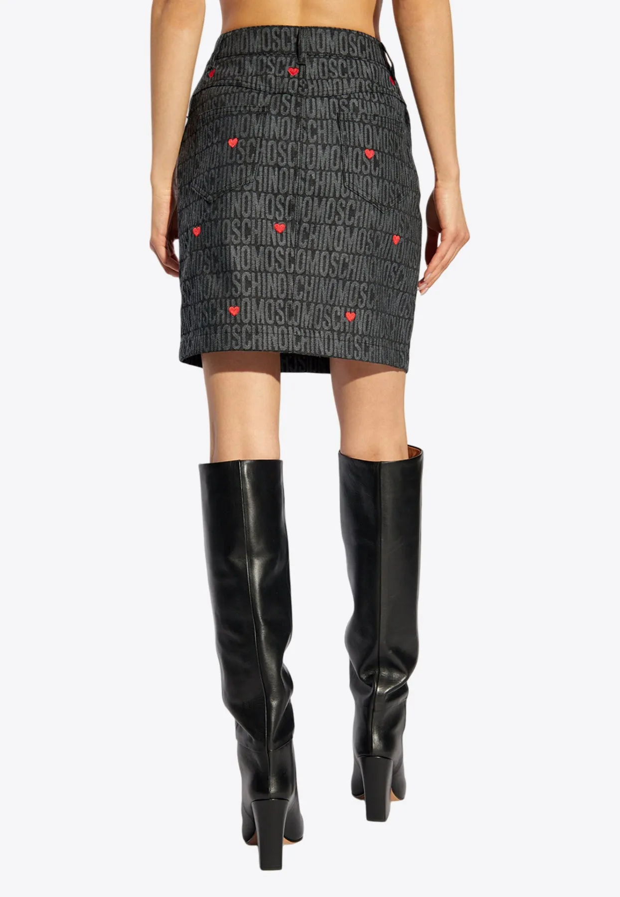 Monogram Jacquard Mini Skirt