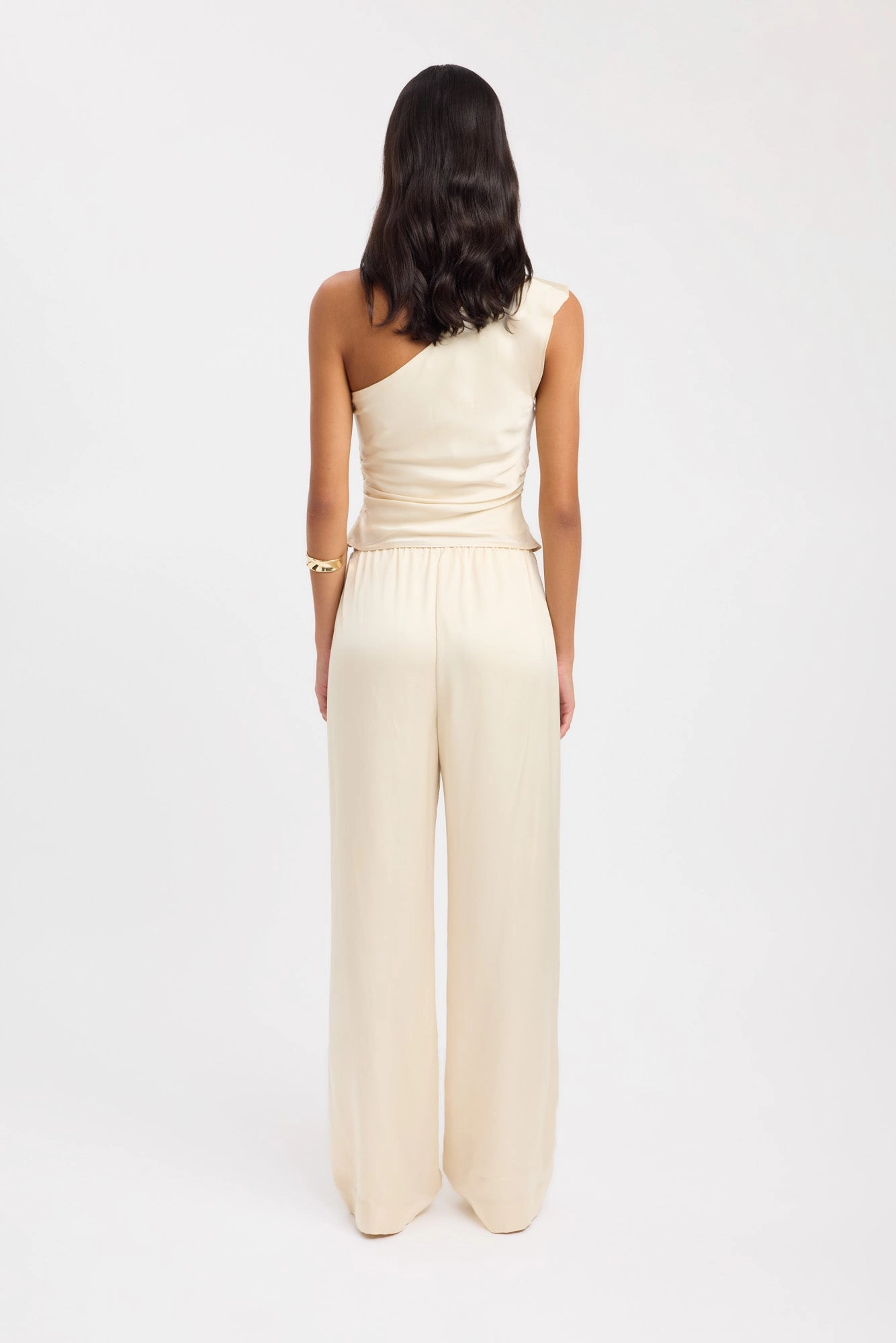 Smooth Fit Lining Monty Gathered Pant