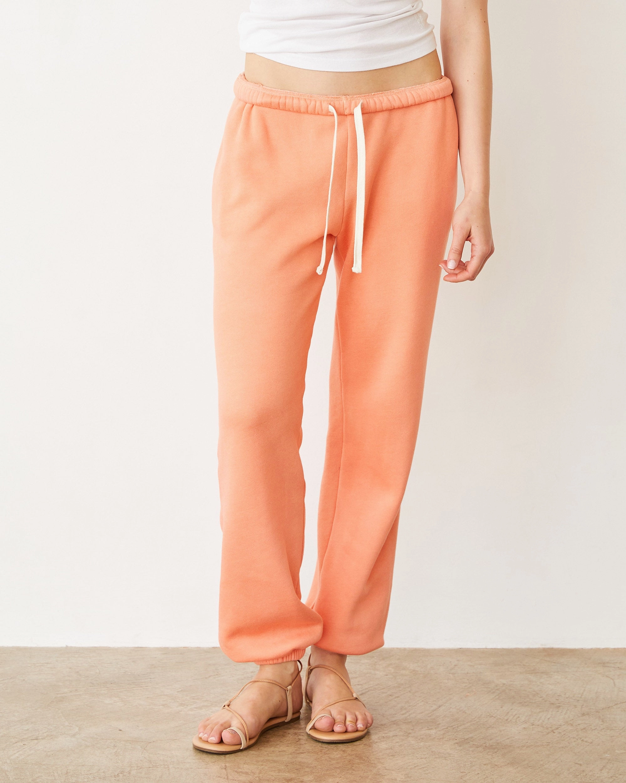 Teddy Fleece Relaxed Sweat Durable Wear ElasticCuffs